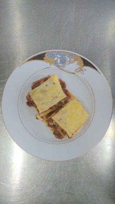 Lasagne s masovou směsí